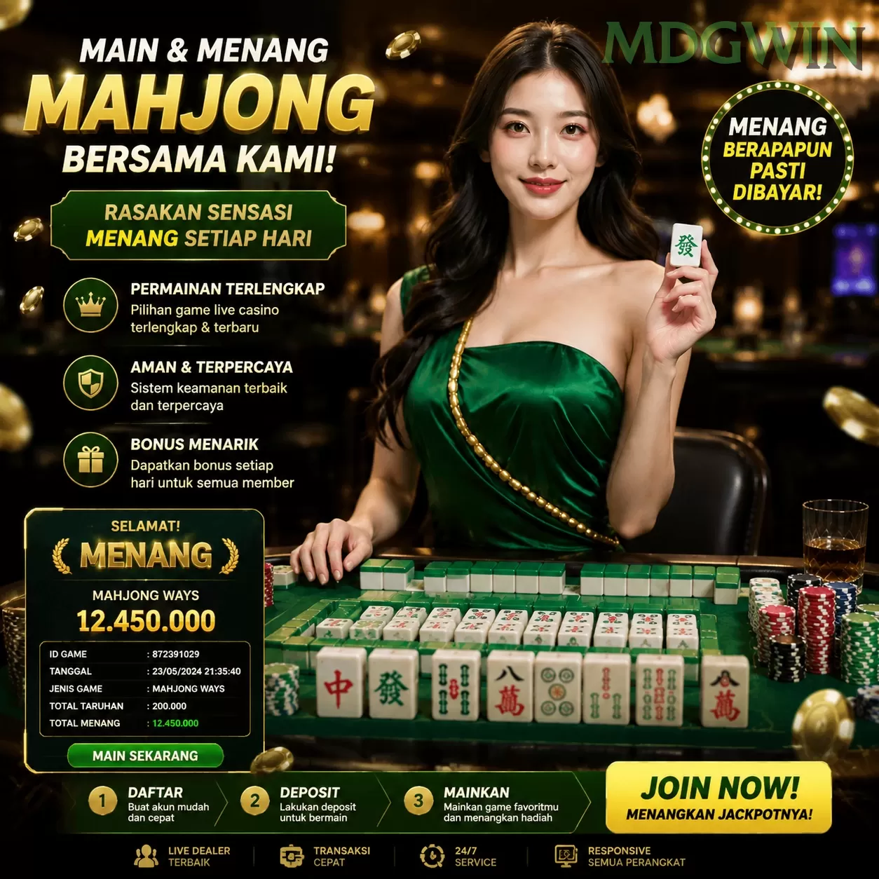 Keamanan Transaksi di mdgwin yang Perlu Diketahui